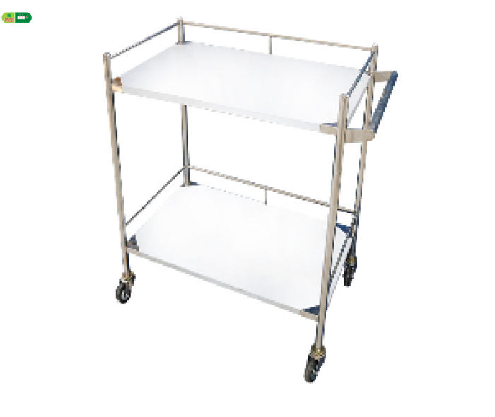 Xe Tiêm Inox 50 x 80cm có tay đẩy