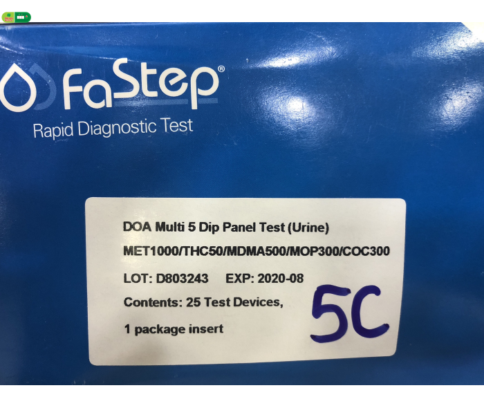 Que thử ma túy tổng hợp 5 chân MET-THC-MDMA-MOP-COC