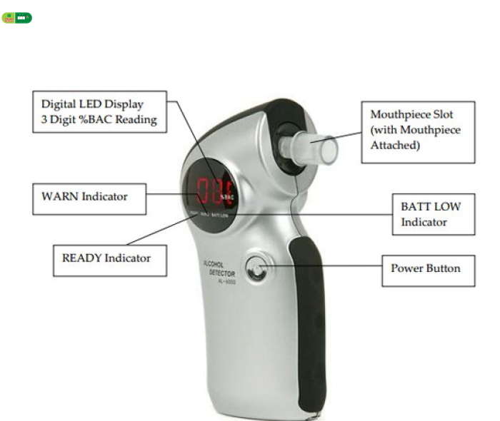 Máy Đo Nồng Độ Cồn Trong Hơi Thở Sentech AL6000