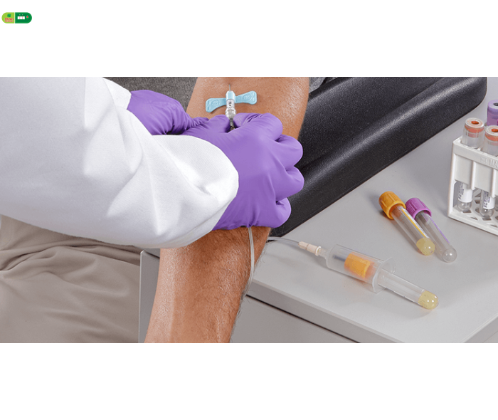 Holder sử dụng lấy máu chân không