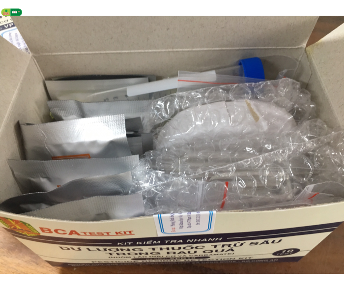 Kit Kiểm Tra Nhanh Dư Lượng Thuốc Trừ Sâu Trong Rau Qủa