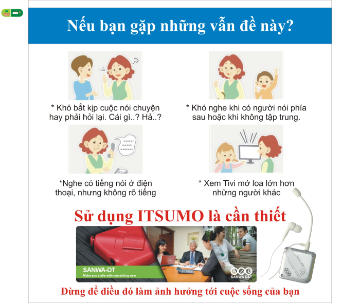 Máy trợ thính có dây ITSUMO