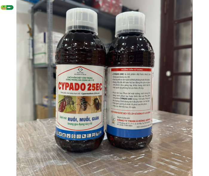 Thuốc diệt muỗi và côn trùng Cypado 25EC
