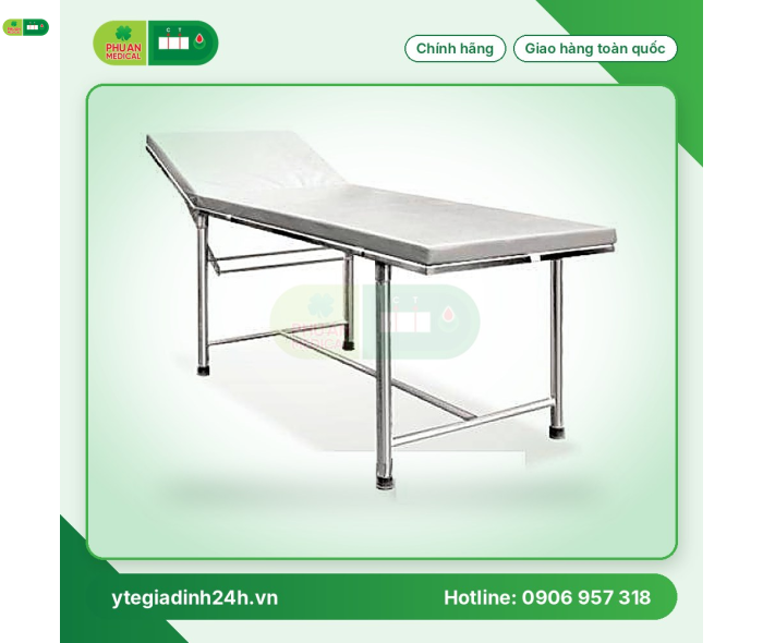 Bàn khám tiểu phẫu Inox 201
