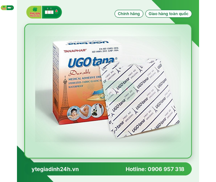 Băng dính cá nhân y tế UGOTANA (102 miếng)