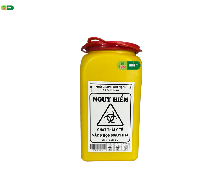 Bình hủy kim tiêm 1.5 Lít