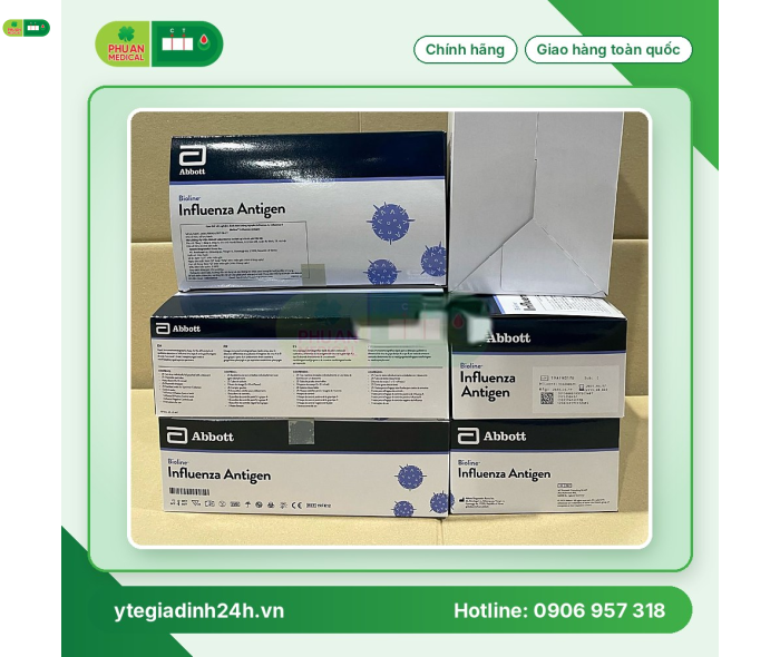 Bioline™ KHÁNG NGUYÊN INFLUENZA- XÉT NGHIỆM CÚM LOẠI A VÀ B