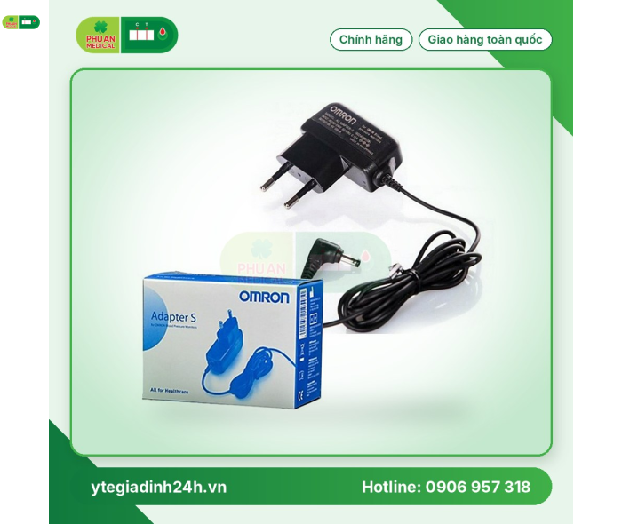 Bộ đổi điện dùng cho máy đo huyết áp Omron AC Adapter 