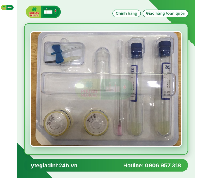 Bộ Kit PRP Zelle Lab tách tế bào gốc