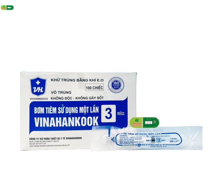 Bơm tiêm 3cc/3ml Vinahankook 