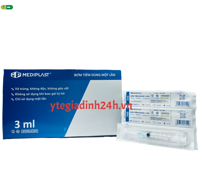Bơm tiêm 3ml MEDIPLAST