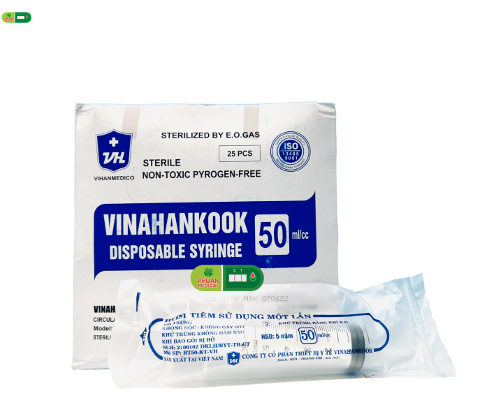 Bơm tiêm 50ml Vinahankook 