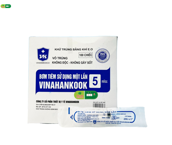 Bơm tiêm 5cc/5ml Vinahankook 