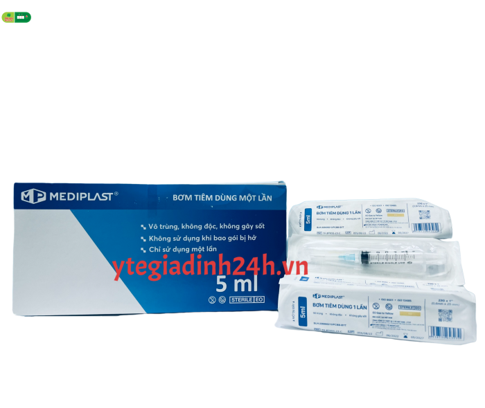 Bơm tiêm 5ml MEDIPLAST