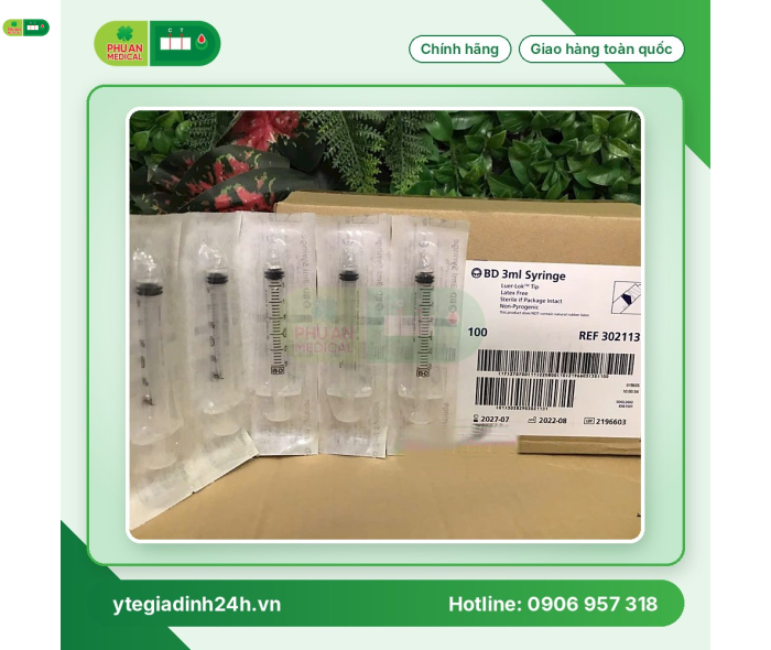 Bơm tiêm BD 3ml