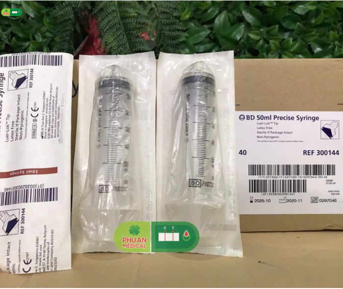 Bơm tiêm BD 50ml Luer-Lock