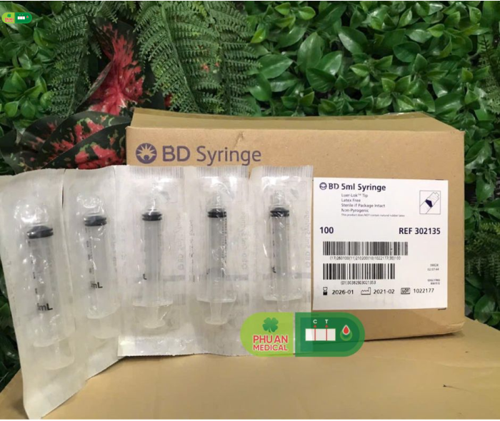 Bơm tiêm BD 5ml Luer-Lock