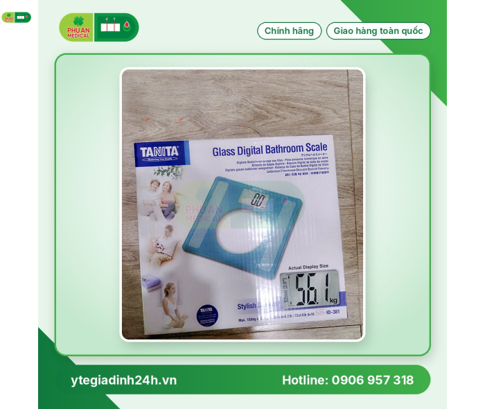 CÂN SỨC KHỎE ĐIỆN TỬ TANITA HD 381 