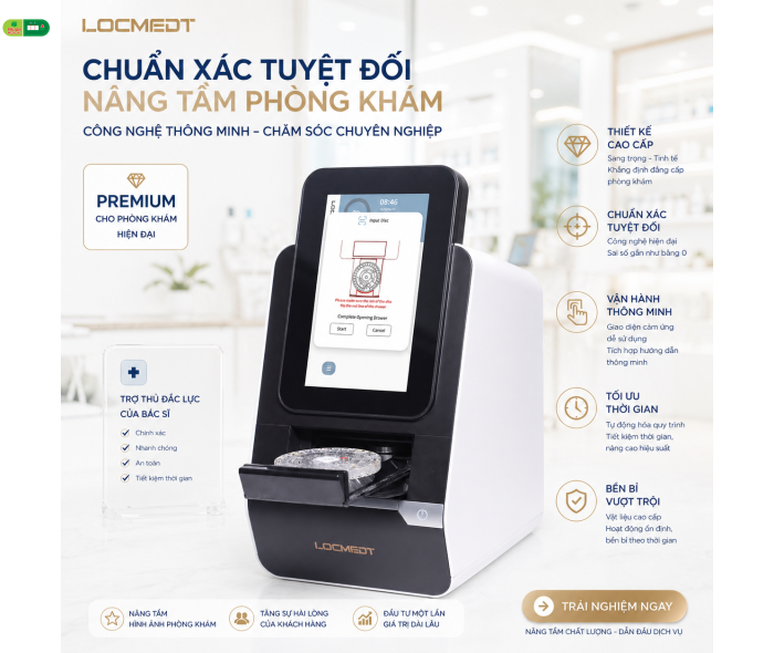 Máy Phân Tích Sinh Hóa Khô Tự Động Locmedt LOC - 200