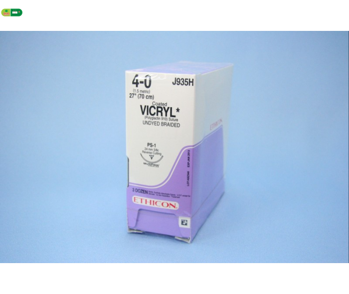Chỉ Phẫu Thuật J935H: 4-0 VICRYL UNDYED 27