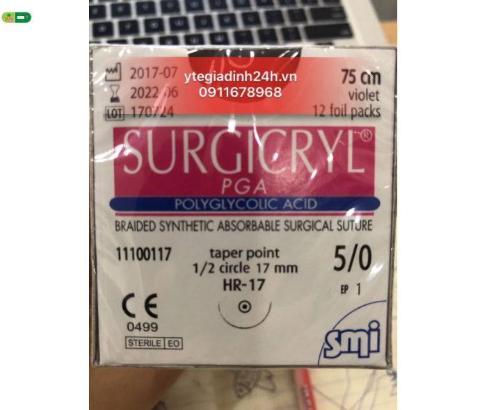 Chỉ Phẫu Thuật Surgicryl 5/0