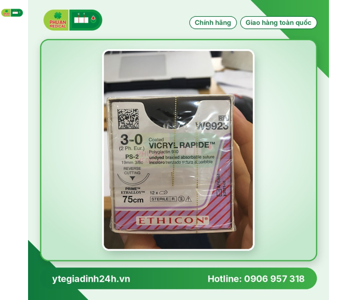 Chỉ Phẫu Thuật VICRYL RAPIDE™ Số 3-0 W9923