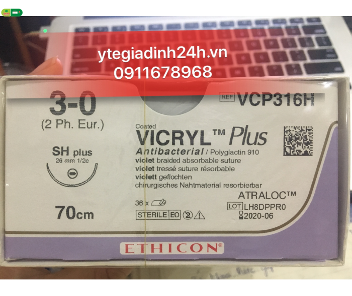 Chỉ Phẫu Thuật VICRYL*Plus Số 3-0 VCP316H