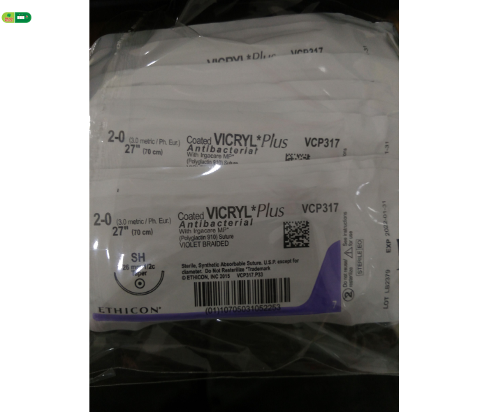 Chỉ Phẫu Thuật VICRYL*Plus Số 3-0 VCP317