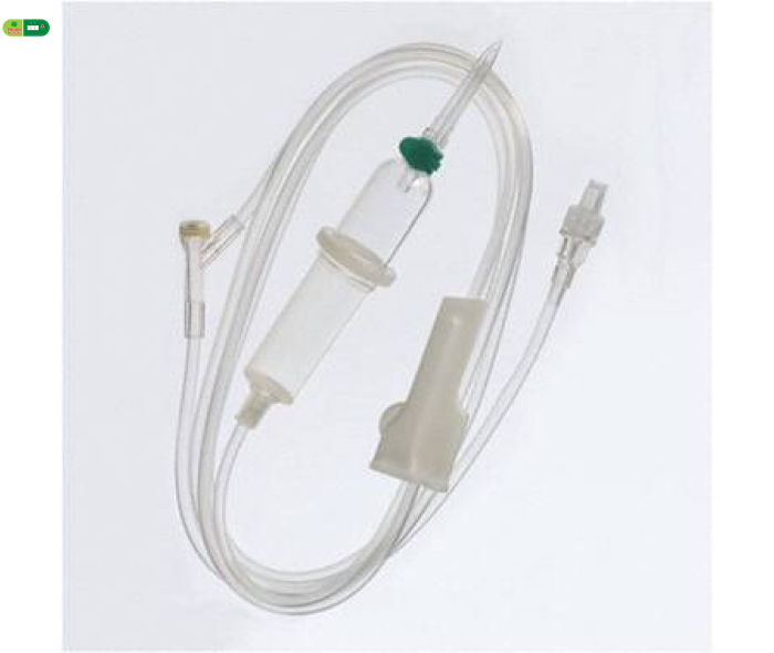 Dây truyền dịch 20 giọt/ml Có bầu đếm giọt 2 ngăn (cứng - mềm) Không có chất phụ gia DEHP