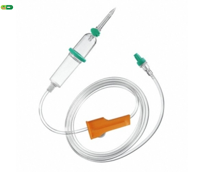 Dây truyền dịch 20giot/ml Có chức năng đuổi khí tự động và khóa dịch tự động, đầu khóa Luer lock