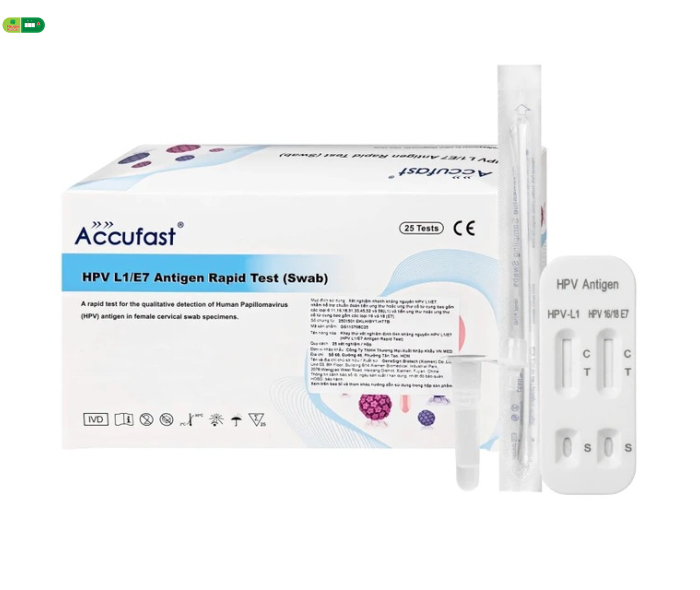 Kit test HPV Accufast L1/E7 giúp phát hiện sớm nguy cơ ung thư cổ tử cung