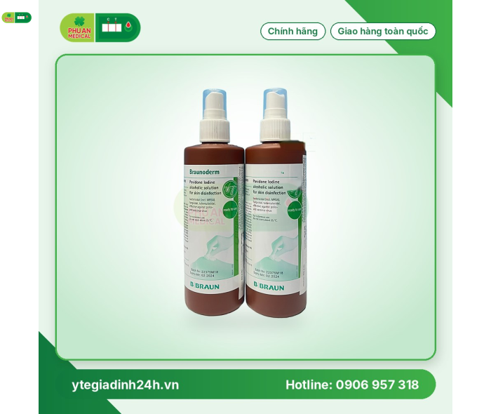 Dung dịch khử khuẩn da Braunoderm