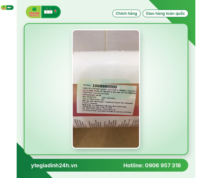 Dung dịch Papanicolaous Solution 2A orange G Solution (OG 6)
