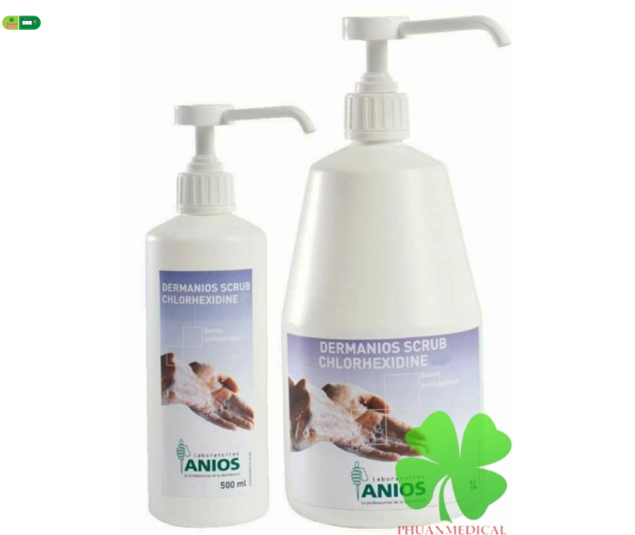 DUNG DỊCH RỬA TAY SÁT KHUẨN DERMANIOS SCRUB CHLOHEXIDINE 4%