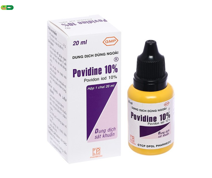 Dung dịch sát khuẩn Povidine 10% 20ml, 90ml, 500ml
