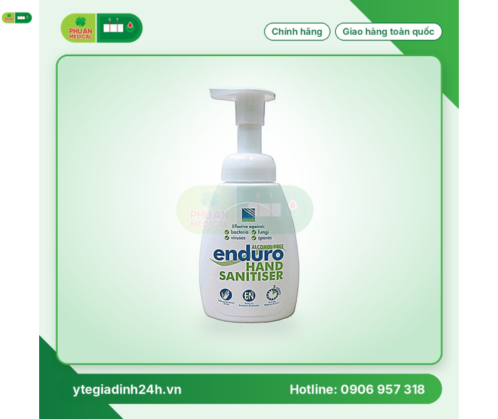 Dung Dịch Sát Khuẩn Tay Dạng Bọt - Không Cồn Enduro Hand