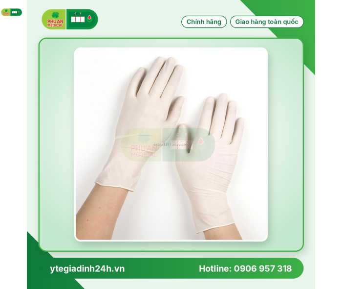 GĂNG TAY Y TẾ 280 MM VINA GLOVE