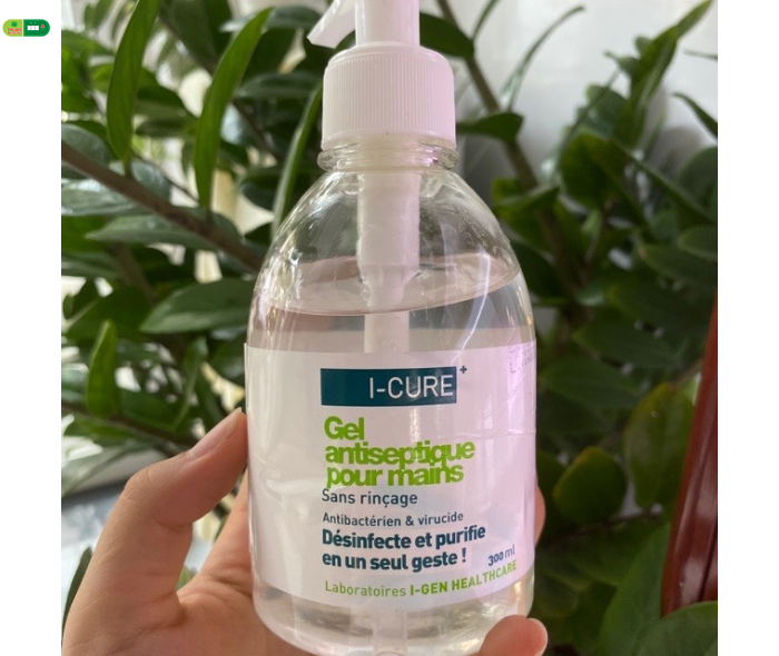 Gel rửa tay khô diệt khuẩn I-CURE 300ml
