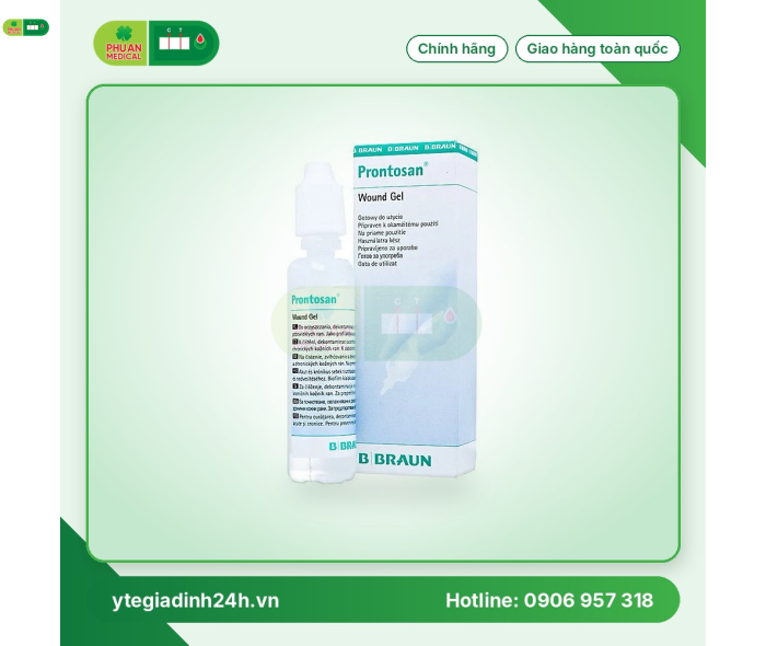 Gel sát khuẩn nhanh lành vết thương Prontosan Wound Gel 40 ml