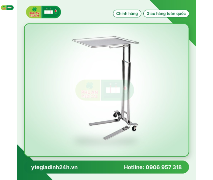 Giá Major Inox chân xĩa + khay (35 x 50)