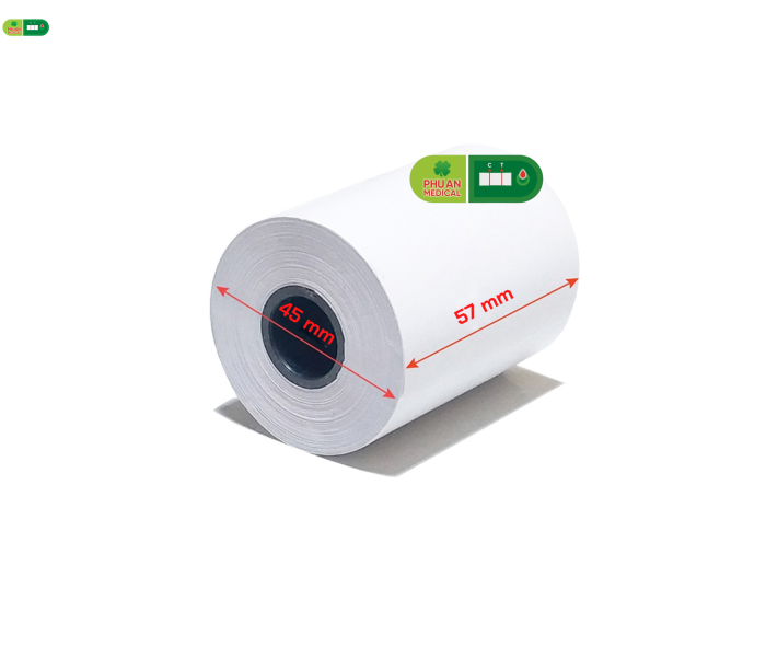 Giấy in nhiệt OJI 57mm x Ø45mm
