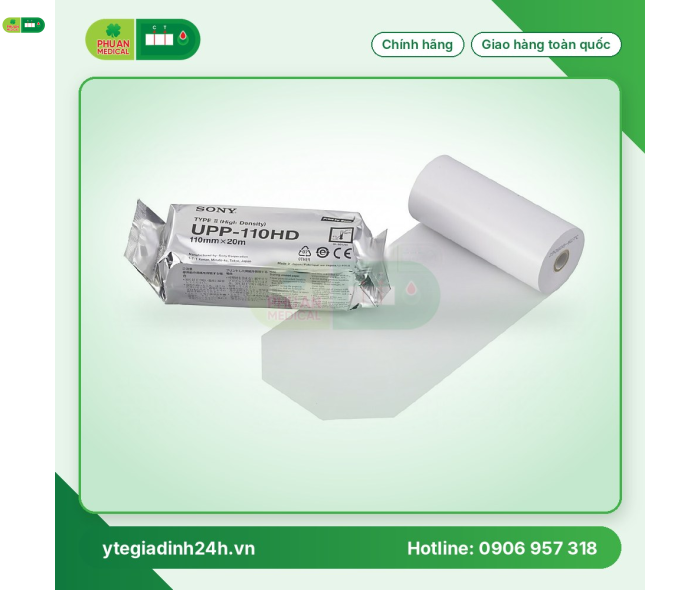 Giấy in siêu âm Sony UPP-110HD 110mm x 20m