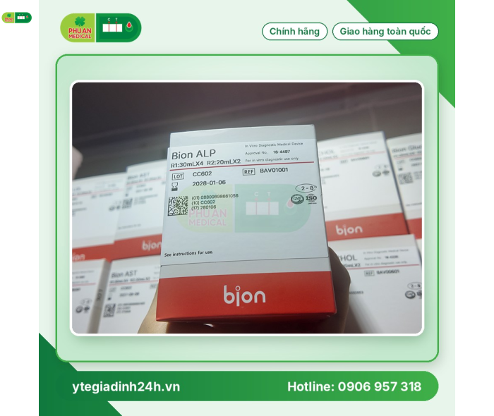 Hoá chất dùng cho máy xét nghiệm Bion ALP