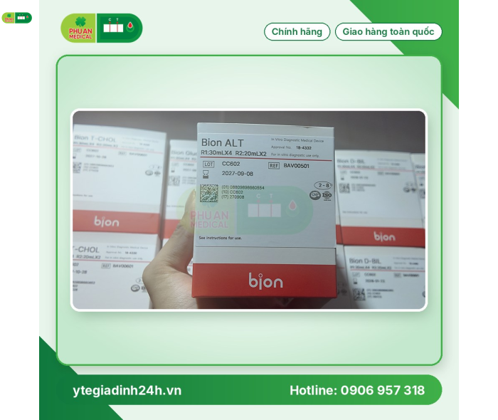 Hoá chất dùng cho máy xét nghiệm Bion ALT