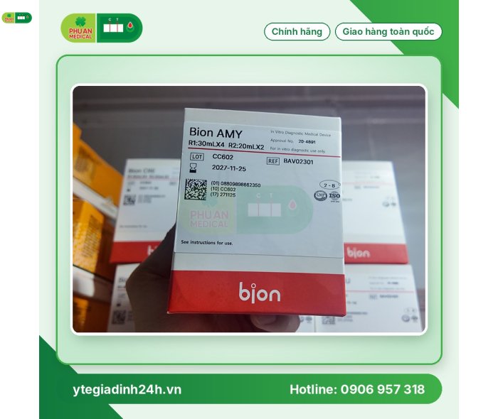 Hoá chất dùng cho máy xét nghiệm Bion AMY