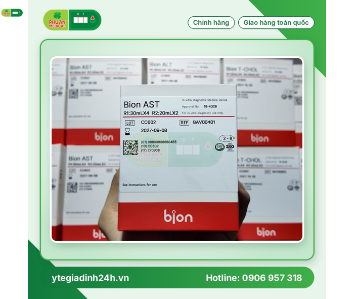 Hoá chất dùng cho máy xét nghiệm Bion AST
