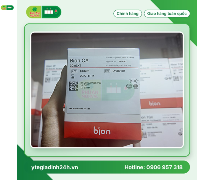 Hoá chất dùng cho máy xét nghiệm Bion CA