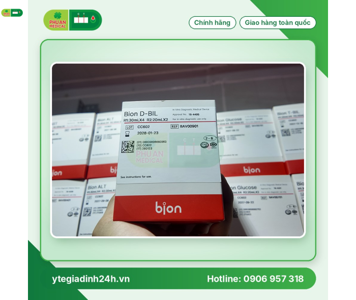 Hoá chất dùng cho máy xét nghiệm Bion D-BIL