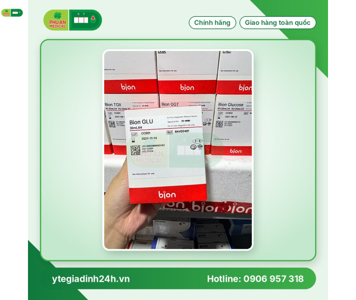 Hoá chất dùng cho máy xét nghiệm Bion GLU