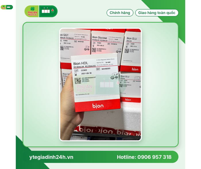 Hoá chất dùng cho máy xét nghiệm Bion HDL